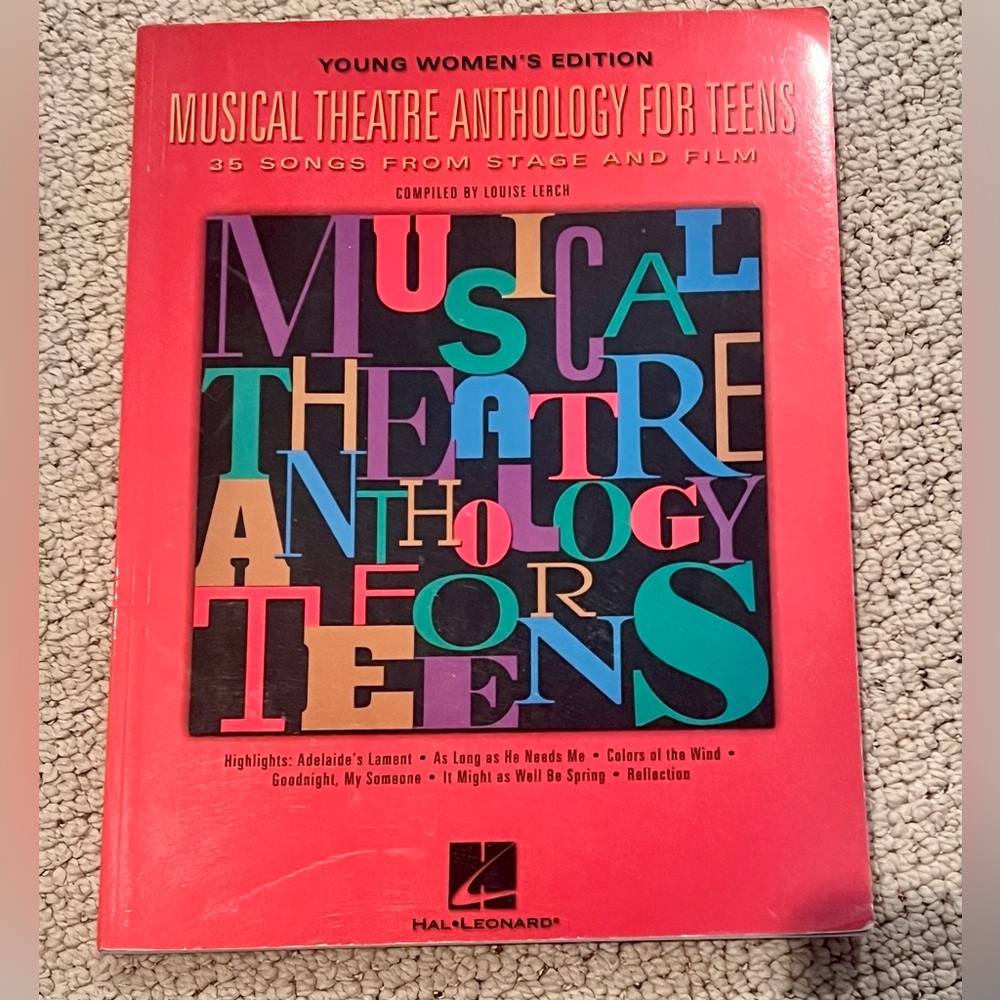 Musical Theatre Anthology for Teens Book